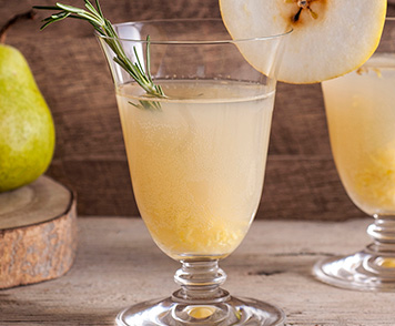Mocktail de pera y miel