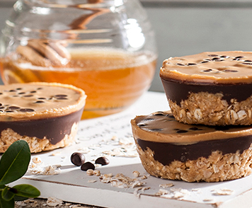 Tacitas de avena y chocolate